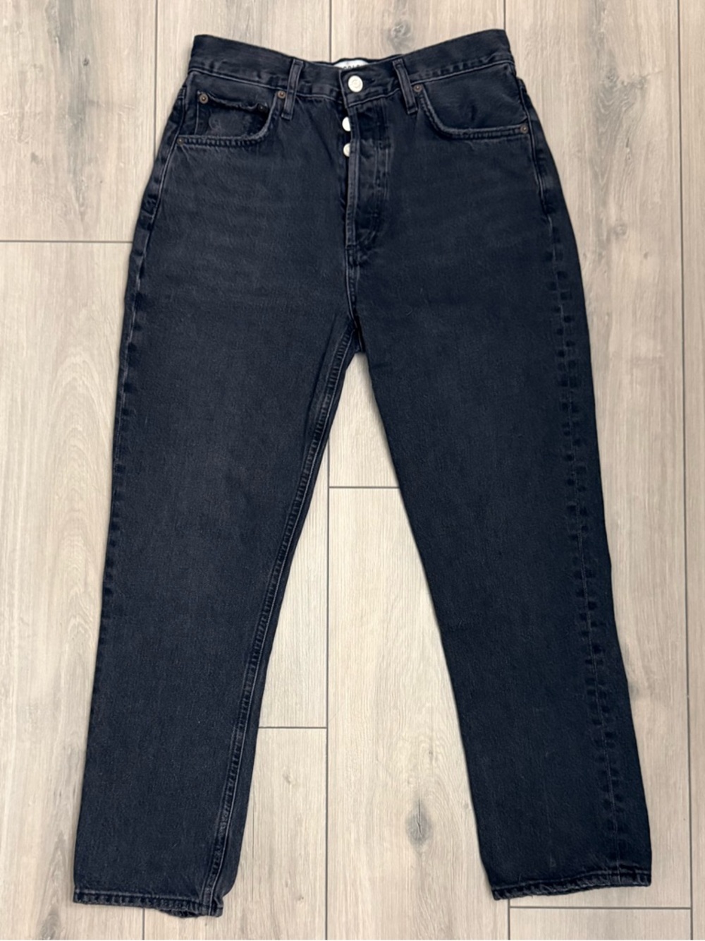 Agolde Size 26 Riley Crop High Rise Jeans